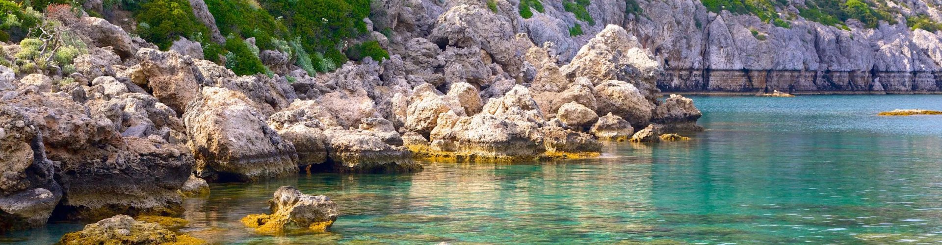 Faliraki evening streets with cars parked
