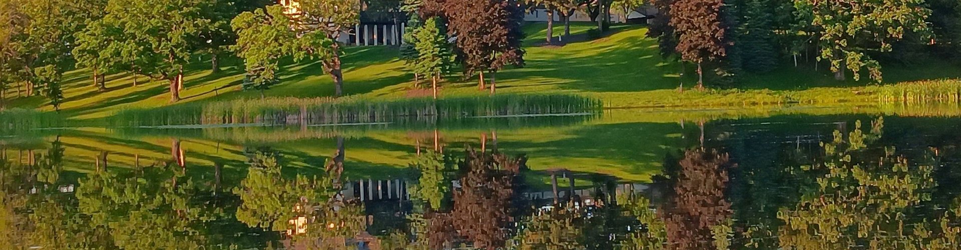 Night skyline with parked cars in Ramsey, MN, US
